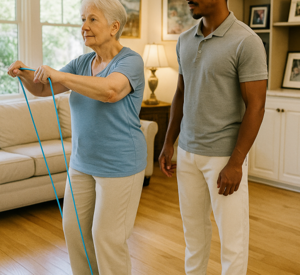 elevation frontale avec élastique